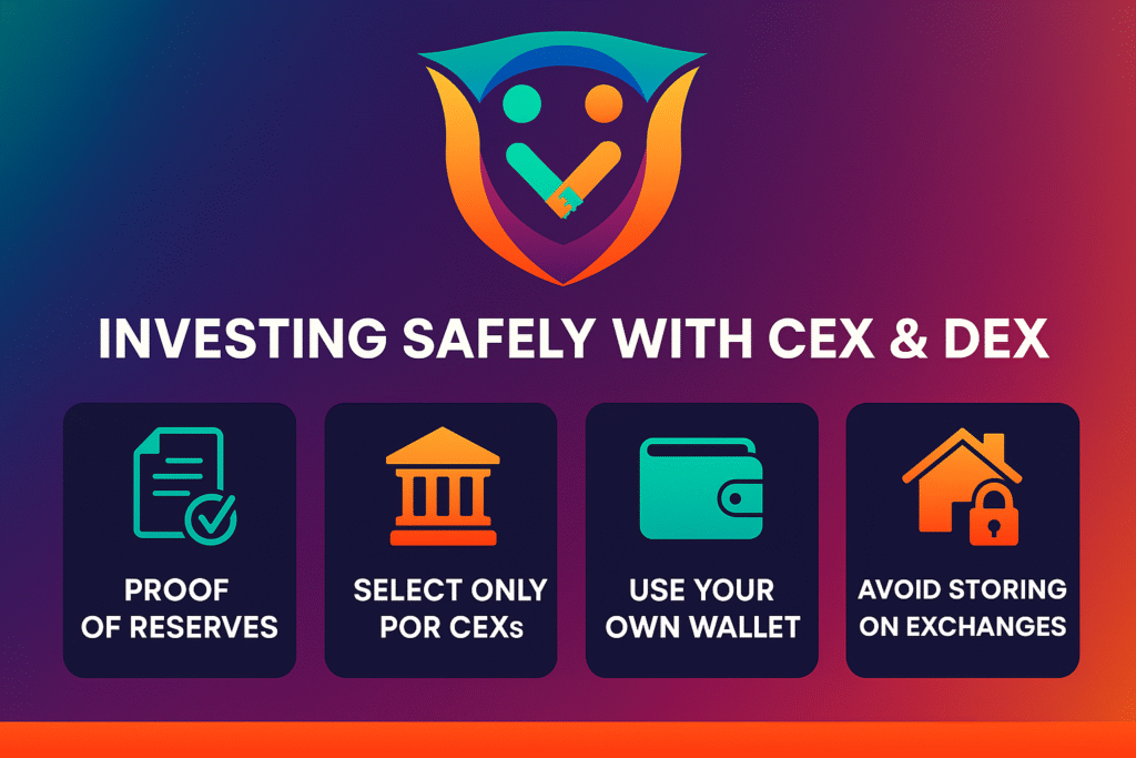 CEX/DEX Investment & Storage Guidelines