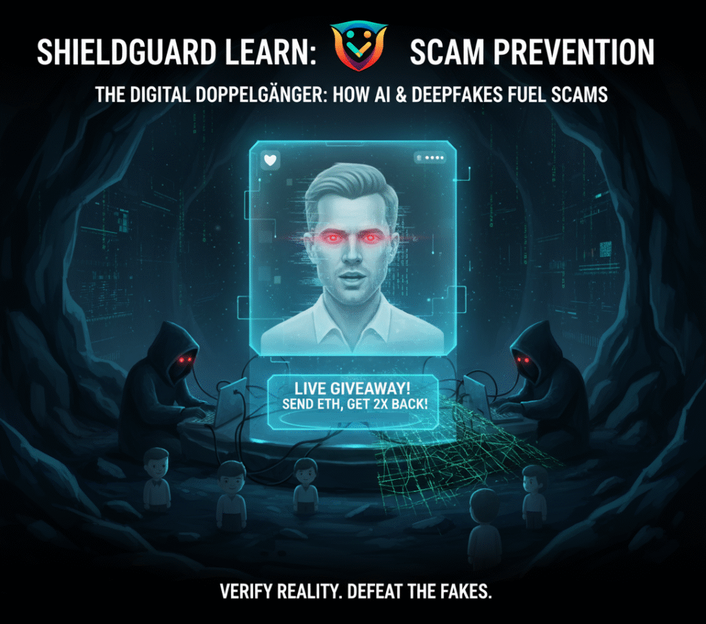 The Digital Doppelgänger: How AI and Deepfakes are Fueling Next-Gen Crypto Scams”
