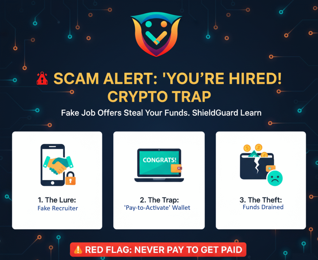 The “Congratulations, You’re Hired!” Crypto Scam