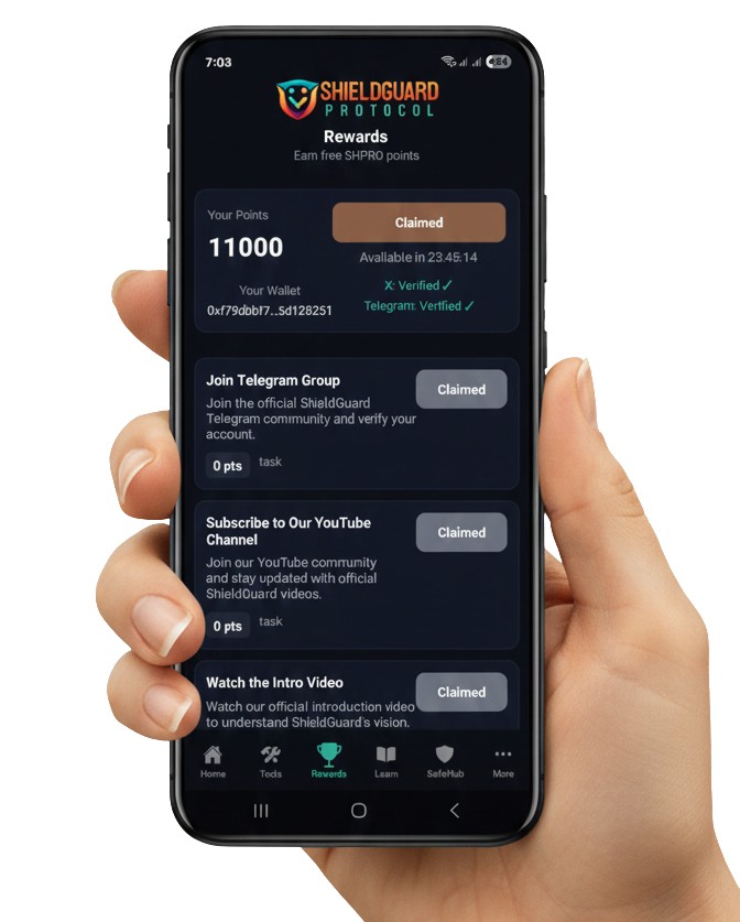 ShieldGuard app screenshot