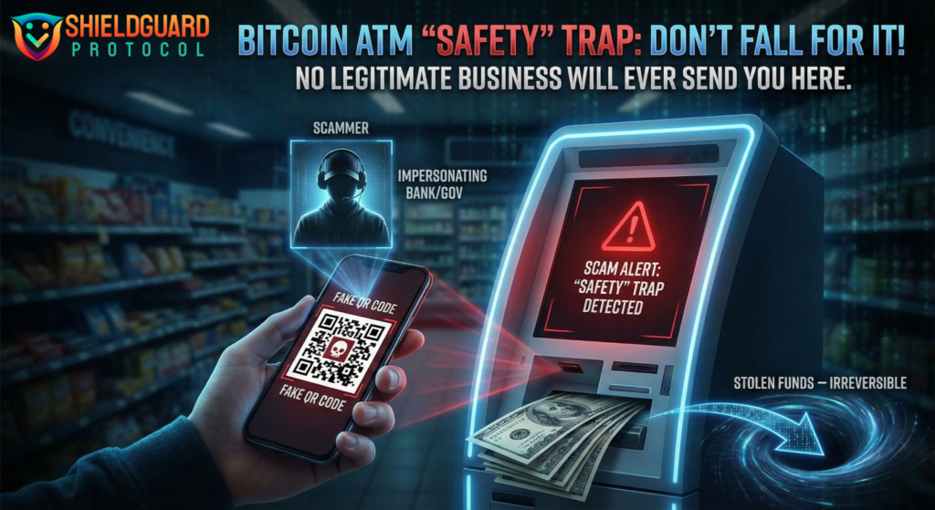 The Bitcoin ATM “Safety” Trap: How to Spot the Scam