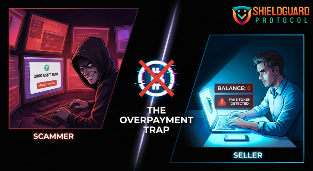 The “Fake Token” & Overpayment Refund Scam