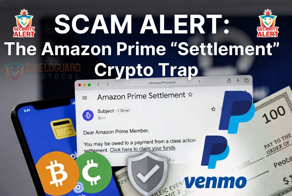 Phishing Alert: The Amazon Prime “Settlement” Crypto Trap