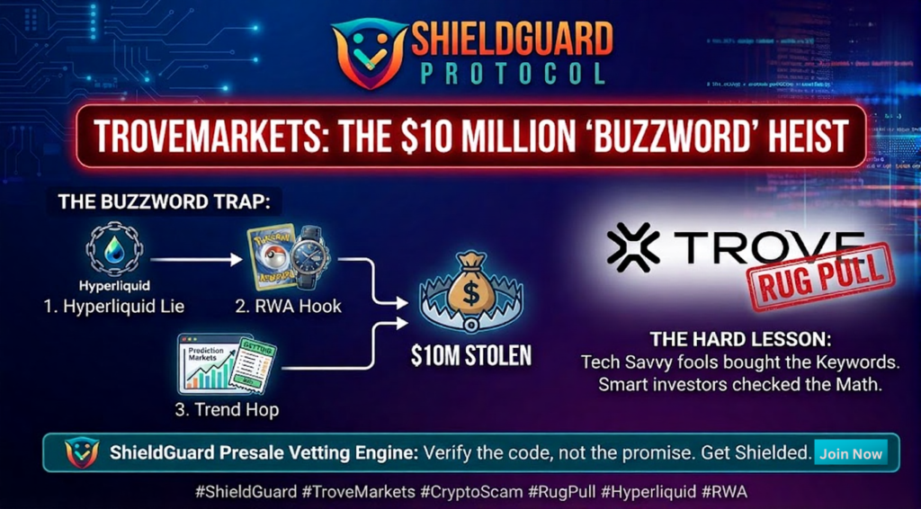 The $11.5 Million “Pivot” Heist (Anatomy of the TroveMarkets Rug)