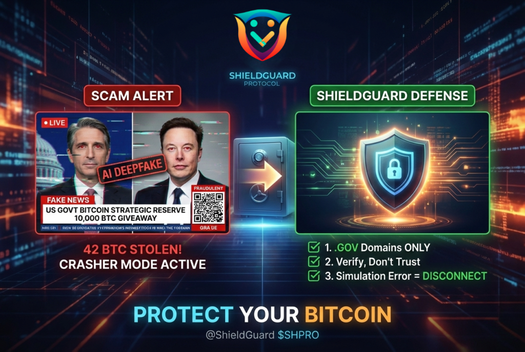 The “Strategic Reserve” Deepfake Giveaway