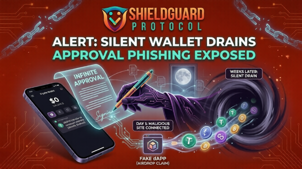 The “Invisible Blank Check” — Approval Phishing & Silent Wallet Drains