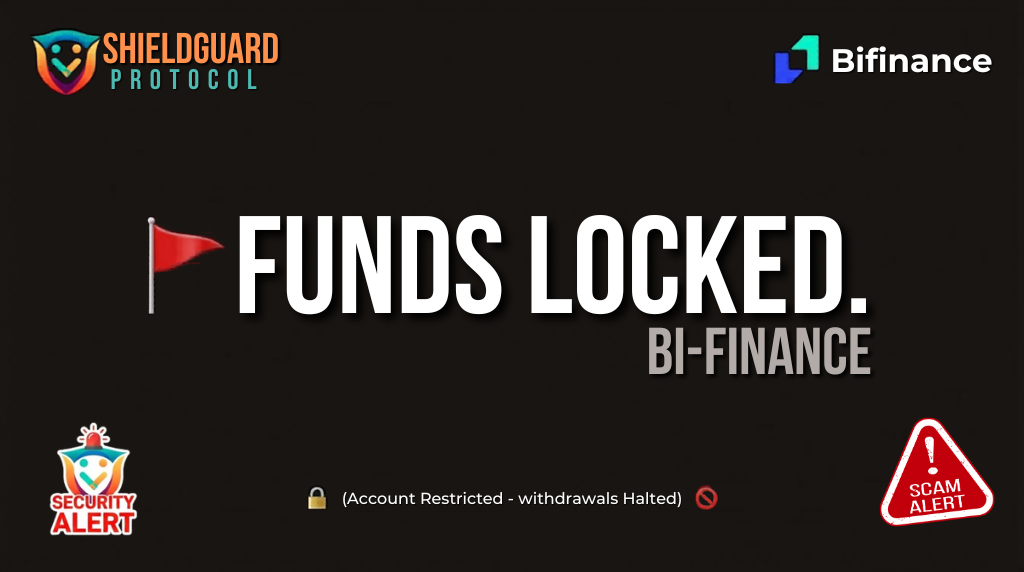 ONGOING CEX TRAP: The BiFinance “Risk Control” Liquidity Lock