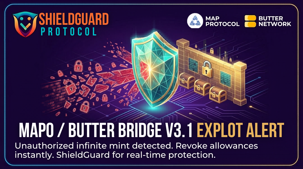 SCAM ALERT: Map Protocol & Butter Network Bridge Exploited for 1 Quadrillion MAPO Tokens