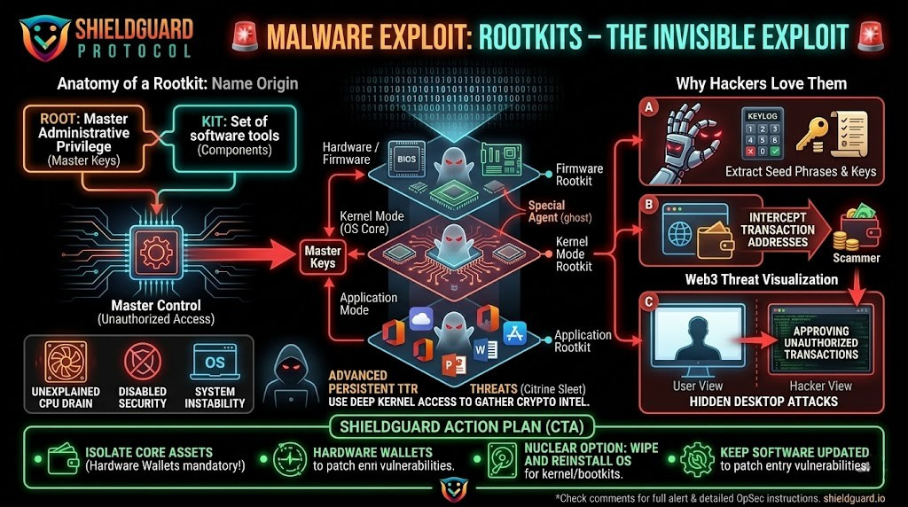 THREAT INTEL: The Invisible Exploit – How Rootkits Drain Crypto Wallets