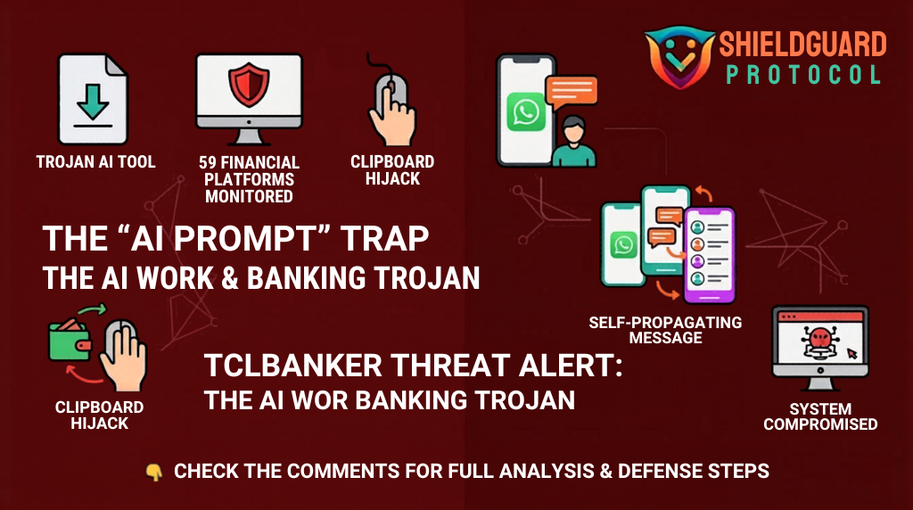 SHIELDGUARD THREAT INTEL: The TCLBANKER “AI Prompt” Trojan