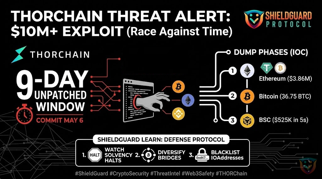SHIELDGUARD THREAT INTEL: THORChain $10M+ Cross-Chain Exploit