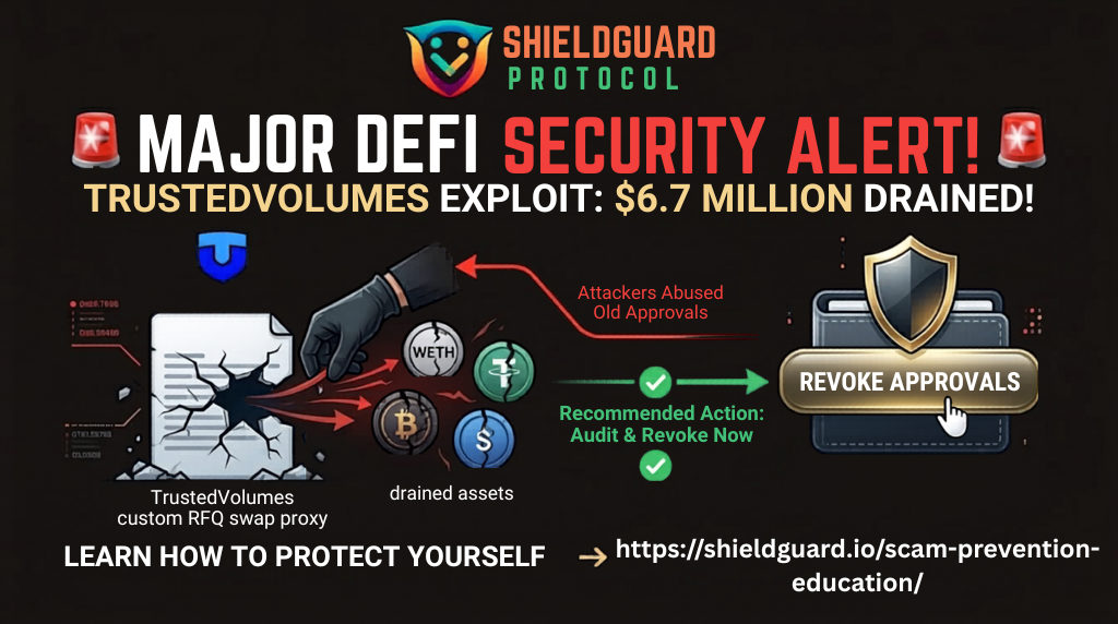 DeFi Security Alert: The $6.7M TrustedVolumes Exploit & The Hidden Danger of Token Approvals